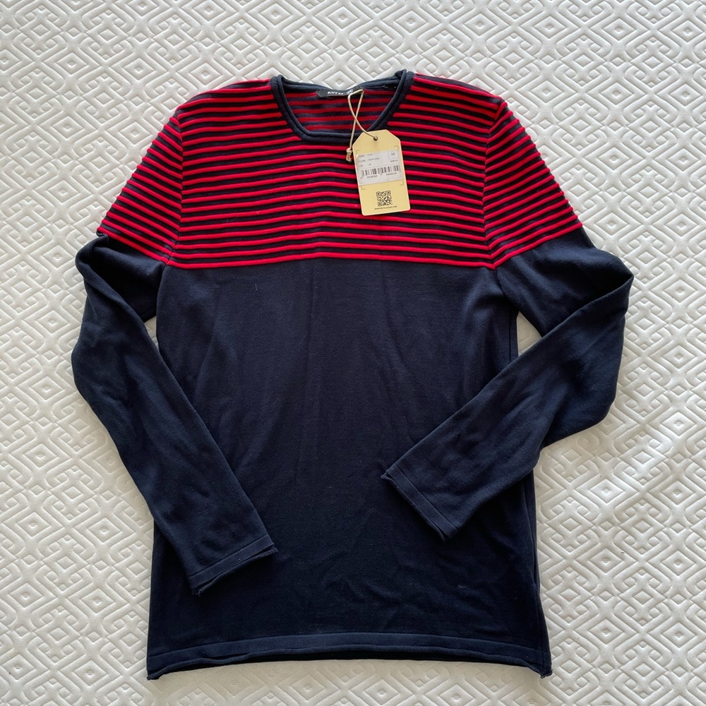 Striped light sweater
